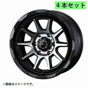 個人宅発送可能 ウエッズ Weds 17X8.0J +20 6穴 PCD139.7 MBP ホイール 4本セット MUD VANCE 06 マッドヴァンス ゼロシックス (39827)