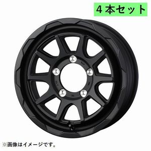 個人宅発送可能 ウエッズ Weds 15X6.0J +00 5穴 PCD139.7 FMBK ホイール 4本セット MUD VANCE 06 マッドヴァンス ゼロシックス (40203)