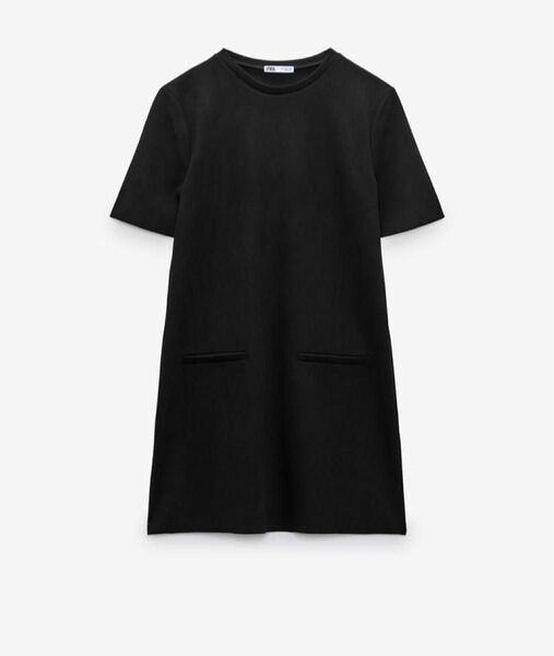 ZARA フェイクスエードワンピース　xs