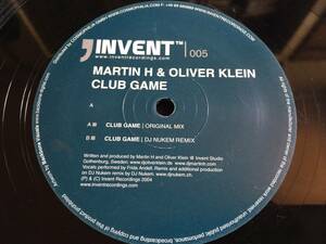 ★Martin H & Oliver Klein / Club Game 12EP★ qsmv6