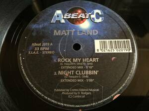 ★Matt Land / Rock My Heart / Night Clubbin' / Kiss Me Before Midnight / In The Line Of Fire 12EP ★qseb1