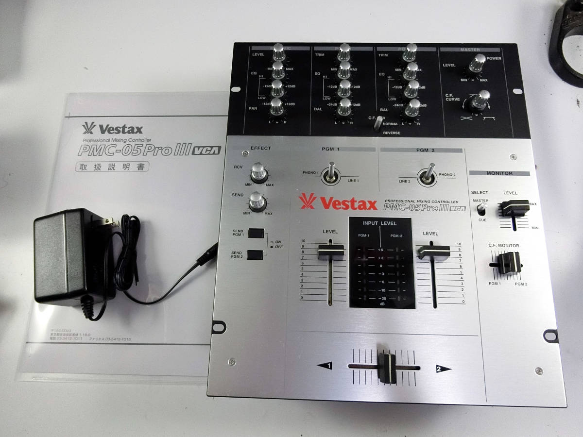 贈る結婚祝い 【美品】VESTAX DJミキサー VCA PMC-05PROSL DJ機器