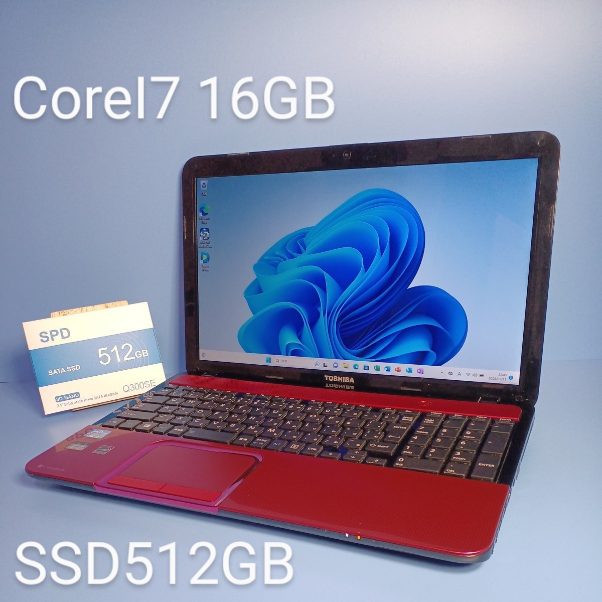☆最強Corei7☆/メモリ16GB/新品SSD512GB/Windows11/T554/76LW 