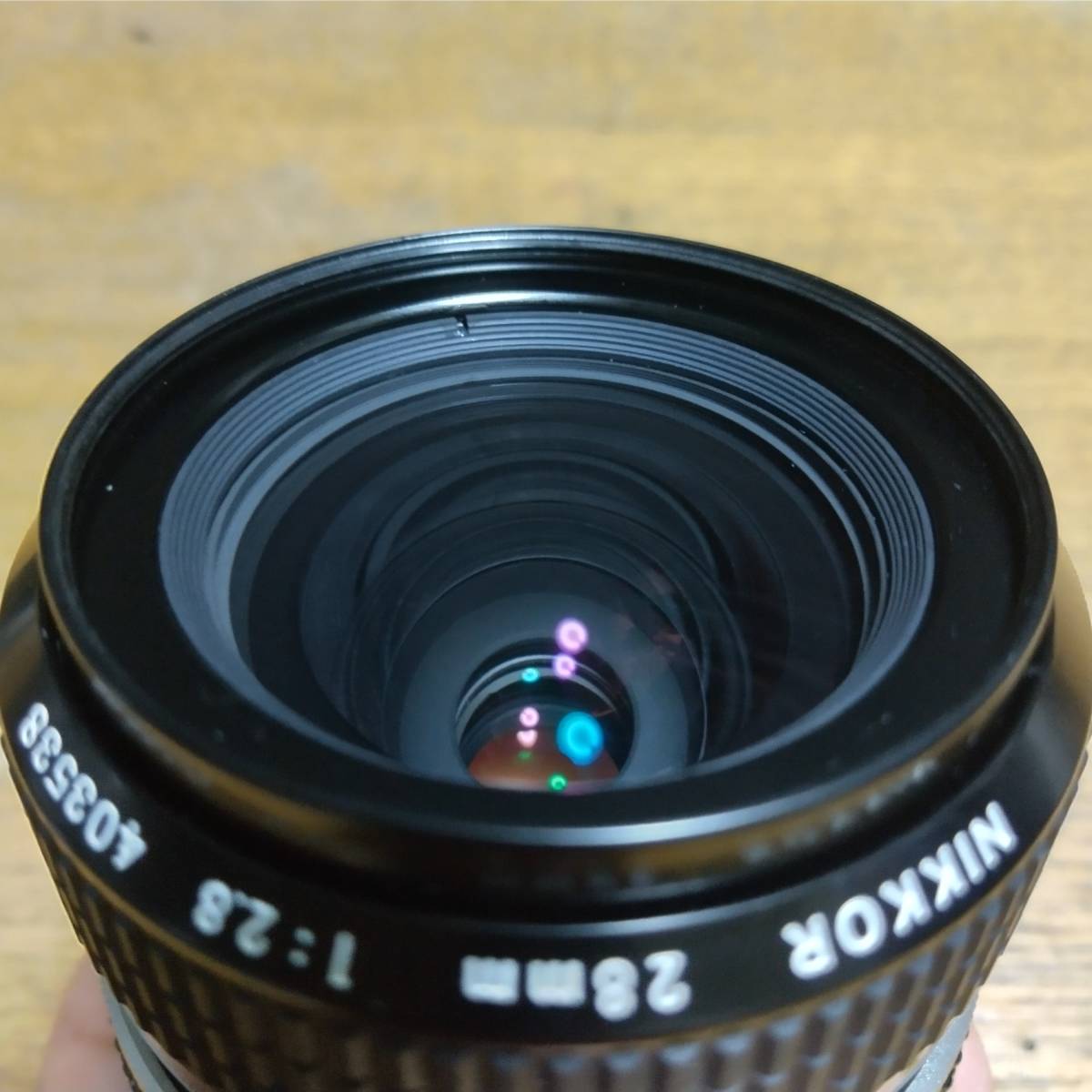 極上美品】☆Nikon 非Ai NIKKOR 28mm F2.8 単焦点広角レンズ (プラ