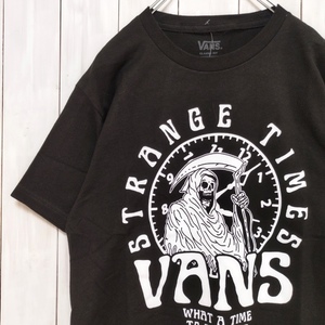 即決【新品】VANS　USバンズ　Tシャツ　ブラック　L　★STRANGE TIMES