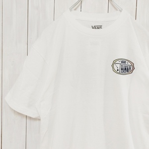 即決【新品】VANS　USバンズ　ハワイ限定　Tシャツ　ホワイト　S　★HAWAII ISLANDS LOGO LOCK UP