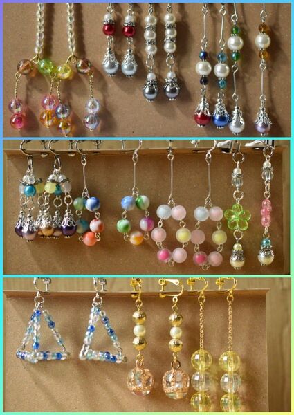 ハンドメイド ピアス イヤリング まとめ