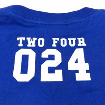 24karats 24カラッツ プリントデザイン Tシャツ M 青 ブルー 半袖 EXILE エグザイル ダンス 国内正規品 メンズ 紳士_画像5