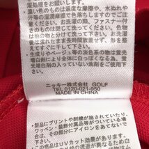 美品 FILA GOLF フィラ ロゴワッペン ストレッチ ゴルフシャツ M 赤 レッド 半袖 ポロシャツ カットソー Tシャツ 国内正規品 レディース_画像9