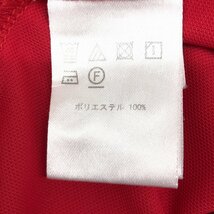 美品 FILA GOLF フィラ ロゴワッペン ストレッチ ゴルフシャツ M 赤 レッド 半袖 ポロシャツ カットソー Tシャツ 国内正規品 レディース_画像8