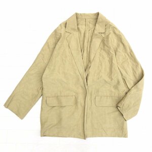 ●B&Y UNITED ARROWS ユナイテッドアローズ 麻 リネンブレンド サマージャケット S ピスタチオグリーン 羽織り 国内正規品 レディース