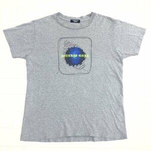 Tornado Mart トルネードマート プリントデザイン Tシャツ S相当 グレー 半袖 メンズ 紳士