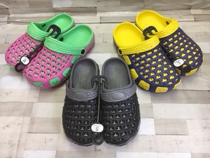  free shipping![2 pair collection ] fatigue difficult [W sole ] Junior EVA sandals (3 color leaving a decision to someone else )