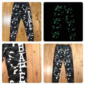 ★蓄光★ City camo スウェットパンツ Mサイズ a bathing ape BAPE sweat pants エイプ ベイプ アベイシングエイプ 迷彩 w726