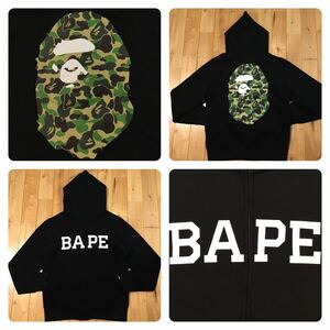 Ape head フルジップ パーカー Mサイズ a bathing ape BAPE full zip hoodie ABC camo エイプ ベイプ アベイシングエイプ 迷彩 m6392