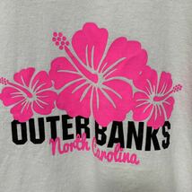 90s 00s USA ビンテージ ヴィンテージ Tシャツ tee アメリカ 古着 オールド 企業物 ロゴ 銀行 BANK 花 ハイビスカス フラワー アート レア_画像2