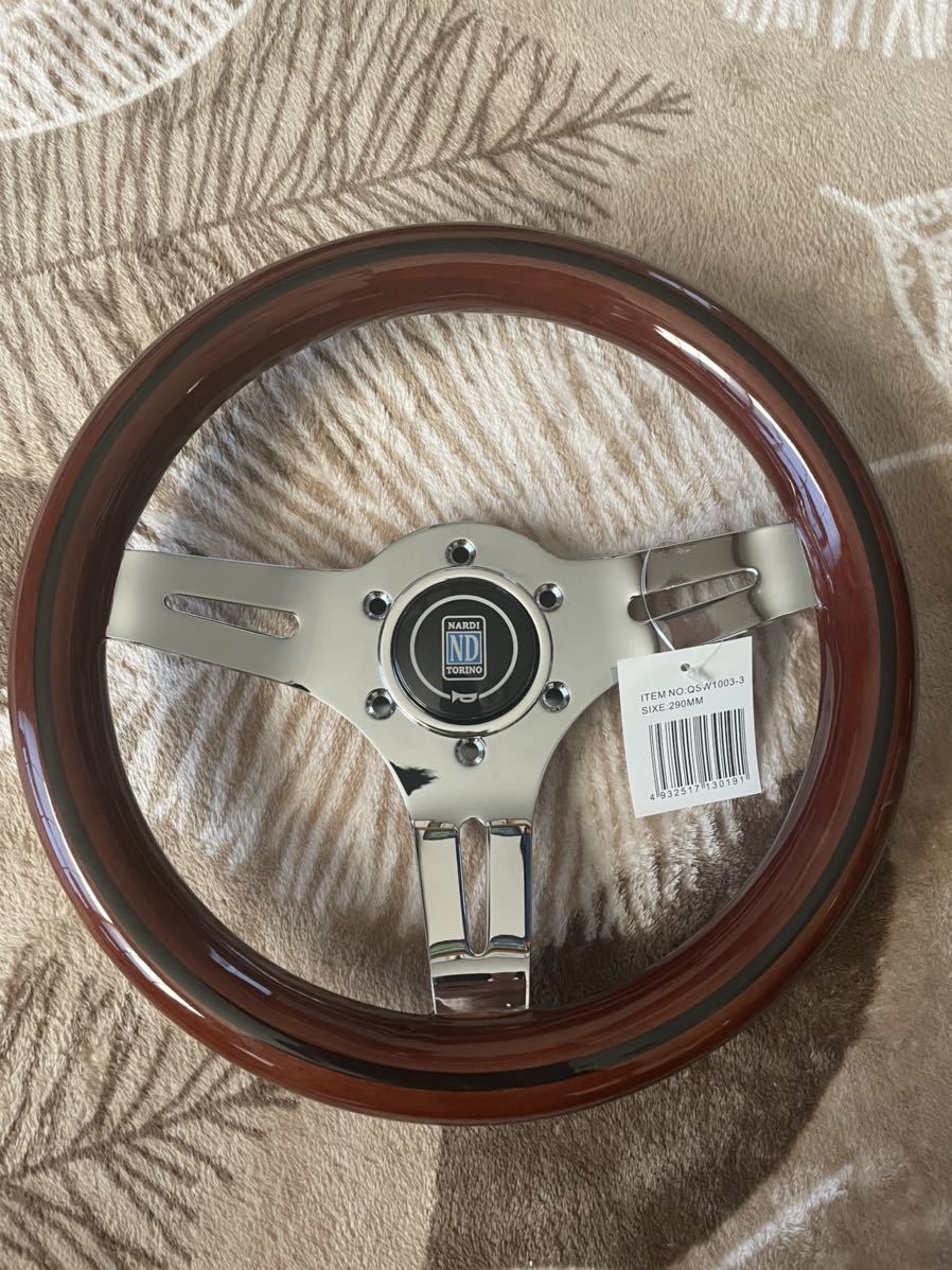 ヤフオク! - 未使用 29Φ 超小径 ウッドステアリング 希少 ナルディ...