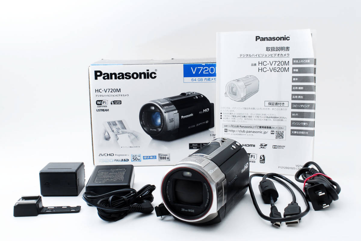 ★緊急大特価★ Panasonic パナソニック デジタルハイビジョンビデオカメラ HC-V720M ★元箱付★ #7083