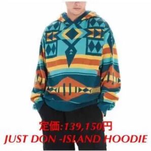 14万 新品 激レア JUST DON ジャスト ドン カニエウエスト - ISLAND HOODIE