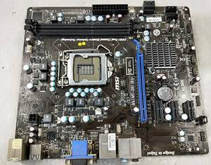 【中古パーツ】BIOS確認のみ、MSI H61MU-S01(B3) マザーボード　LGA1155 ■MB2999