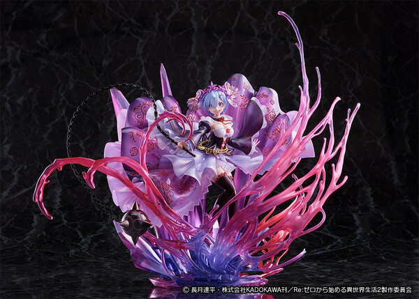 【即決 新品未開封 送料無料】渋スク 1/7スケール Re:ゼロ【鬼レム Crystal Dress Ver】限定 リゼロ レム クリスタルドレス 美少女 eStream