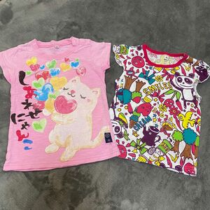 95cm半袖シャツ2枚セット/ANAP/H&M/BABYDOLL/ギャップ/JAM/グラグラ/ヒスミニ/派手/breeze/