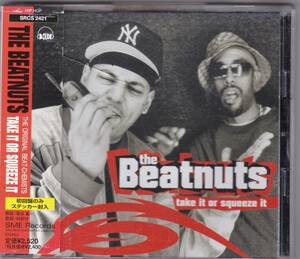 The Beatnuts / Take It Or Squeeze It 国内初回盤 帯・特典ステッカー有り Tony Touch Fatman Scoop Greg Nice Al' Tariq