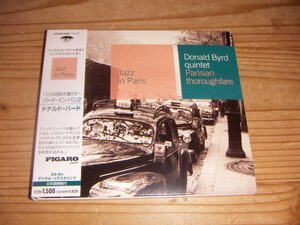 CD：DONALD BYRD QUINTET PARISIAN THOROUGHFARE パリの目抜き通りで~バード・イン・パリ2 ドナルド・バード：帯付：デジパック仕様