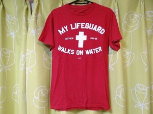 希少 MY LIFEGUARD WALKS ON WATER ライフガード ライフセーバー Tシャツ Lサイズ