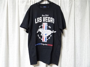 新品 Ford フォード Las Vegas ラスベガス MUSTANG マスタング アメ車 レーシング Tシャツ Mサイズ