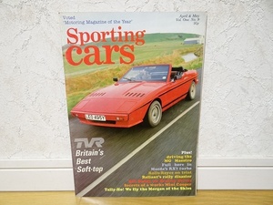 希少 70年代 ビンテージ 洋書 Sporting CARS スポーツカー TVR RX-7 外車 アメ車 旧車