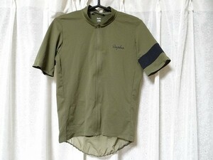  rare Rapha rough . cycle jersey short sleeves bicycle road bike X-SMALL khaki color 