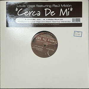 試聴 美盤 Louie Vega Featuring Ral Midn Cerca De Mi　ELEMENTS OF LIFE 第一弾シングル・カット 2003年 2