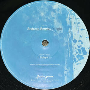 試聴 美盤 Andreas Bender Delight 空間系ディープハウス