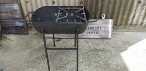  barbecue stove saucepan cooking etc. garage hand made yakiniku si- hood barbecue camp outdoor Kameoka.garage