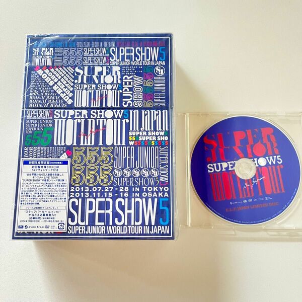 SUPER JUNIOR SUPER SHOW5 LIVE ELF限定DVD付　SUPEJUNIOR SUPERSHOW5 DVD