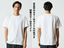 送料込●Lサイズ(男女兼用) ブラック【ハイクオリティ半袖Tシャツ/5.6ozヘビーウェイト/新品/無地/ユナイテッドアスレ】SALE_画像3