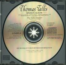 UK盤 タリス・スコラーズ トマス・タリス 40声のモテトゥス～ラテン語によるモテトゥス集_画像3