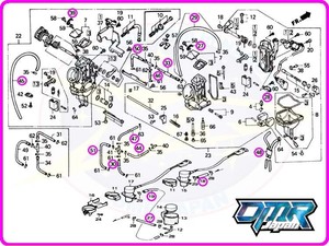 【新品】 キャブレターホースセット 【ホースクリップ付】 （エアソレノイド・エアベント・ドレイン） NSR250R MC18（89）