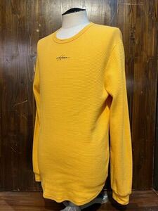 K861 мужской футболка HOLLISTER Hollister длинный рукав long T термический желтый желтый вышивка / M единый по всей стране стоимость доставки 520 иен 