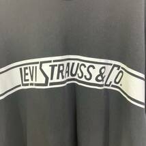 Levi's リーバイス ビッグ ロゴ プリント デザイン 半袖 クルーネック 天竺 Tシャツ 古着_画像7