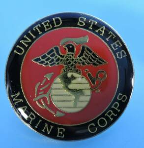 ☆A07■UNITED　STATES　MARINE　CORPS　アメリカ海兵隊　ピンバッジ■ヴィンテージ