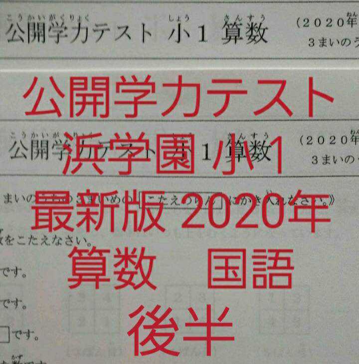 2024年最新】Yahoo!オークション -浜学園 公開テスト 小1の中古品 