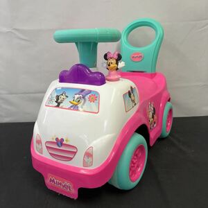 * used [ Disney toy for riding ] minnie / Minnie Mouse / girl / pink / toy / car / sound & light 72-92