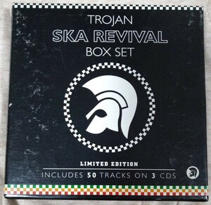 TROJAN SKA REVIVAL BOX SET limited edition includes 50 tracks on 3 cds снят с производства зарубежная запись 3 листов комплект б/у CD Toro - Jean ska Revival TJETD146