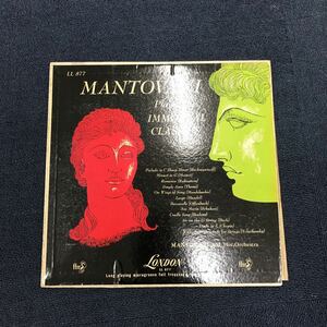 33501-12 0520Y LPレコード　MANTOVANI PLAYS THE IMMORTAL CLASSICS 動作未確認