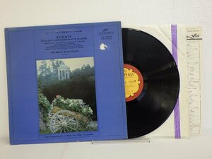 LP レコード ITALIAN CONCERTO IN F MAJOR ジョージ マルコム イタリア協奏曲 J S バッハ チェンバロ 名曲集 【E+】 H207B