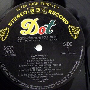 LP レコード BILLY VAUGHN ビリー ヴォーン ゴールデン シリーズ 第11集 ビリー ヴォーン ゴールデン アメリカ民謡 【E+】 H567Lの画像4