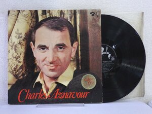 LP レコード Charles Aznavour シャルル アズナヴール Charles Aznavour Golden Prize ゴールデン プライズ 【E-】 H590O