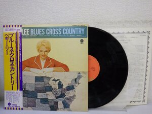 LP レコード 帯 PEGGY LEE ペギー リー BLUES CROSS COUNTRY ブルース クロス カントリー 【E+】 M198A